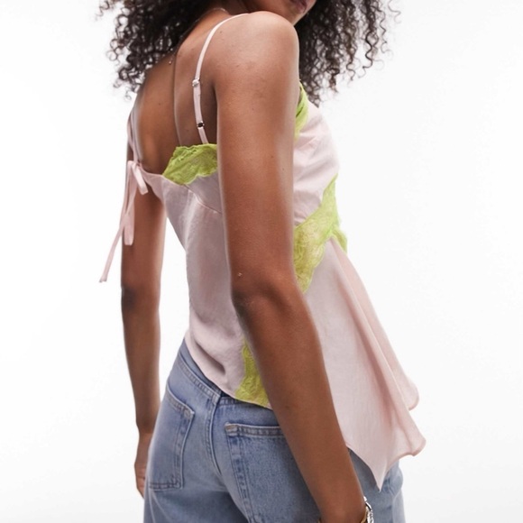 NWT top shop asymmetrical tank top - Picture 3 of 7